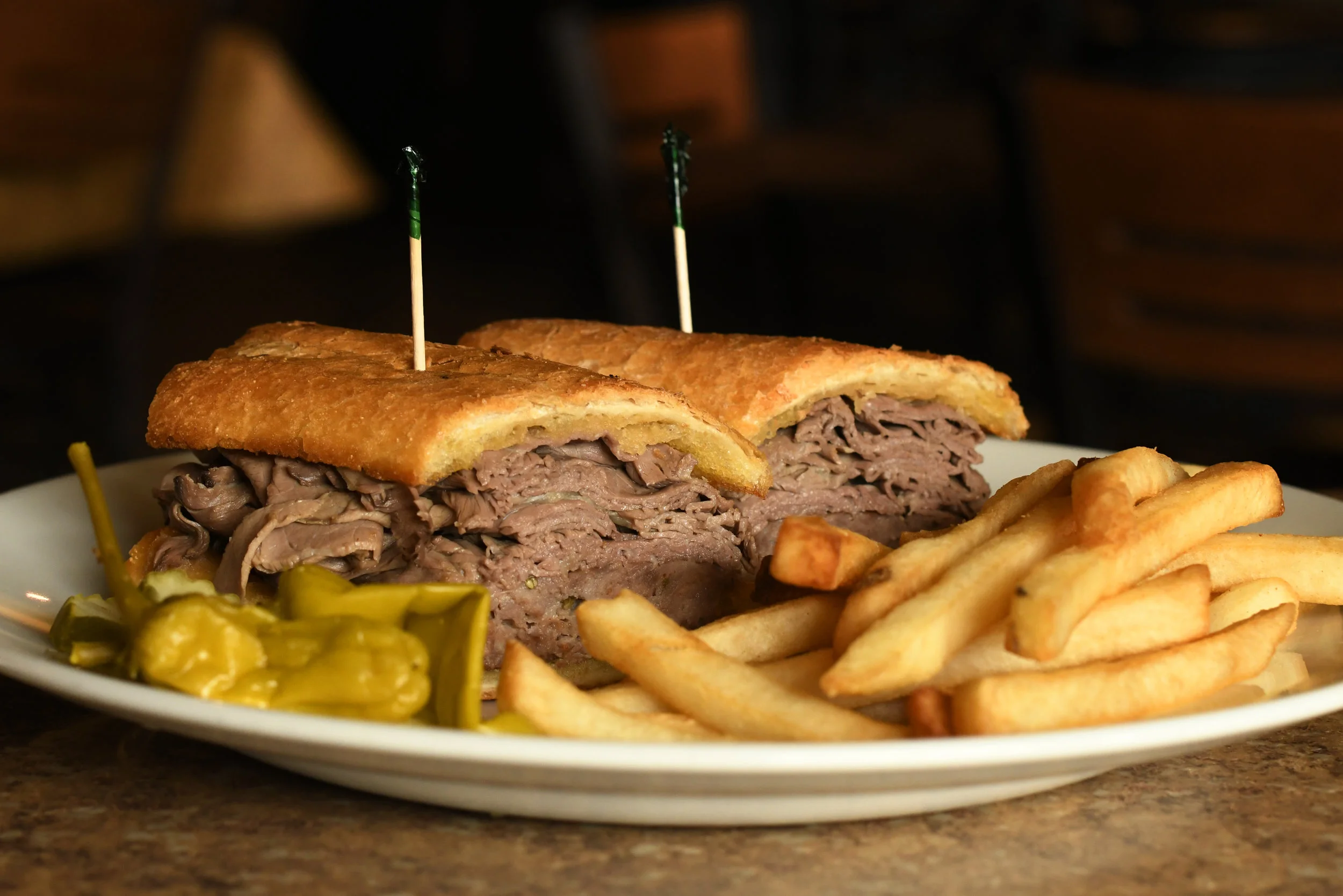 Italian Beef Sandwich with Fries