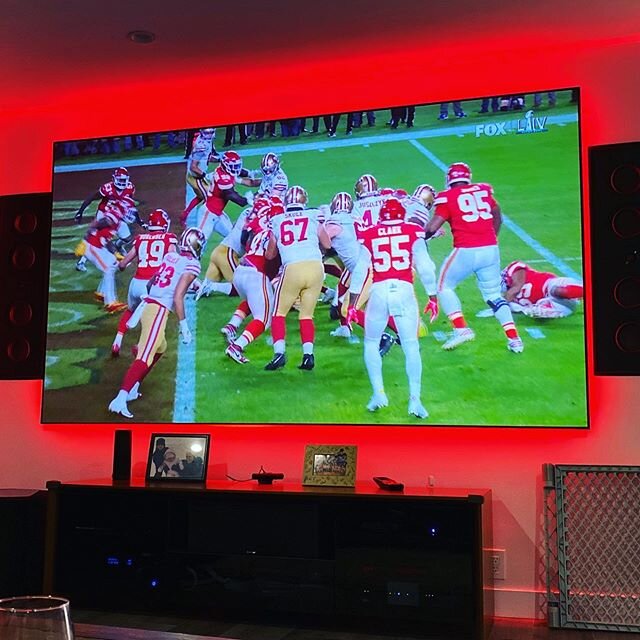 Good game Kansas... was fun watching you and the 49ers on a 120&rdquo; 4k screen :)