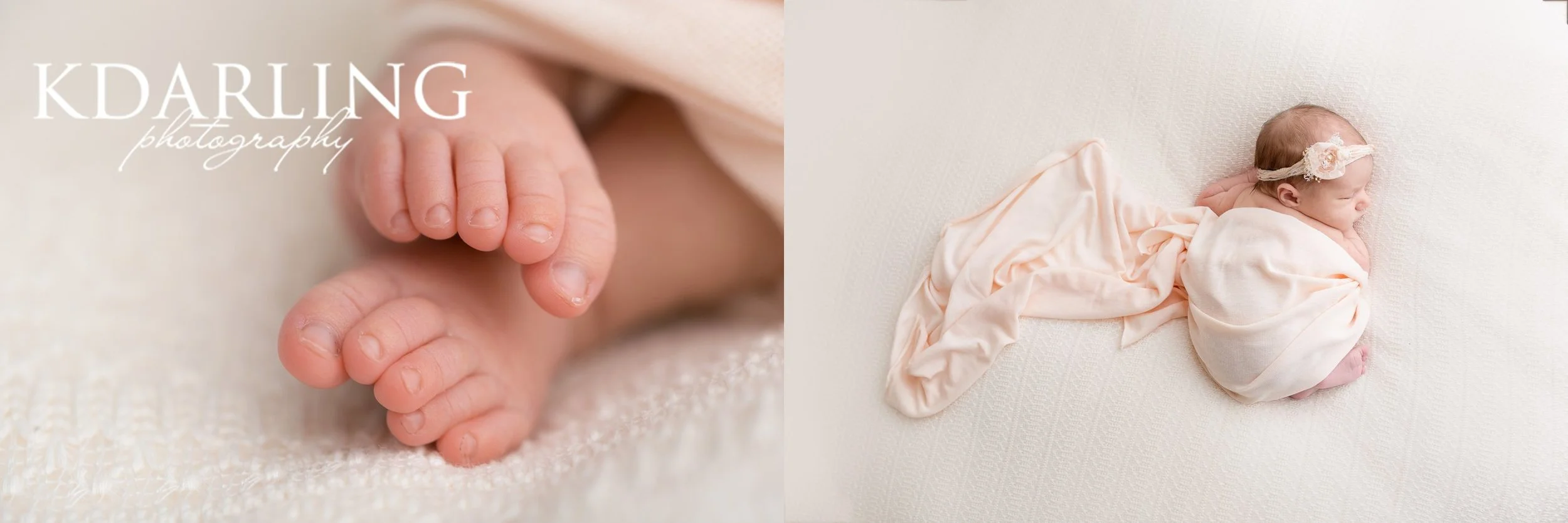 Neutral newborn baby girl