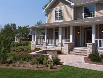 Stone front entry