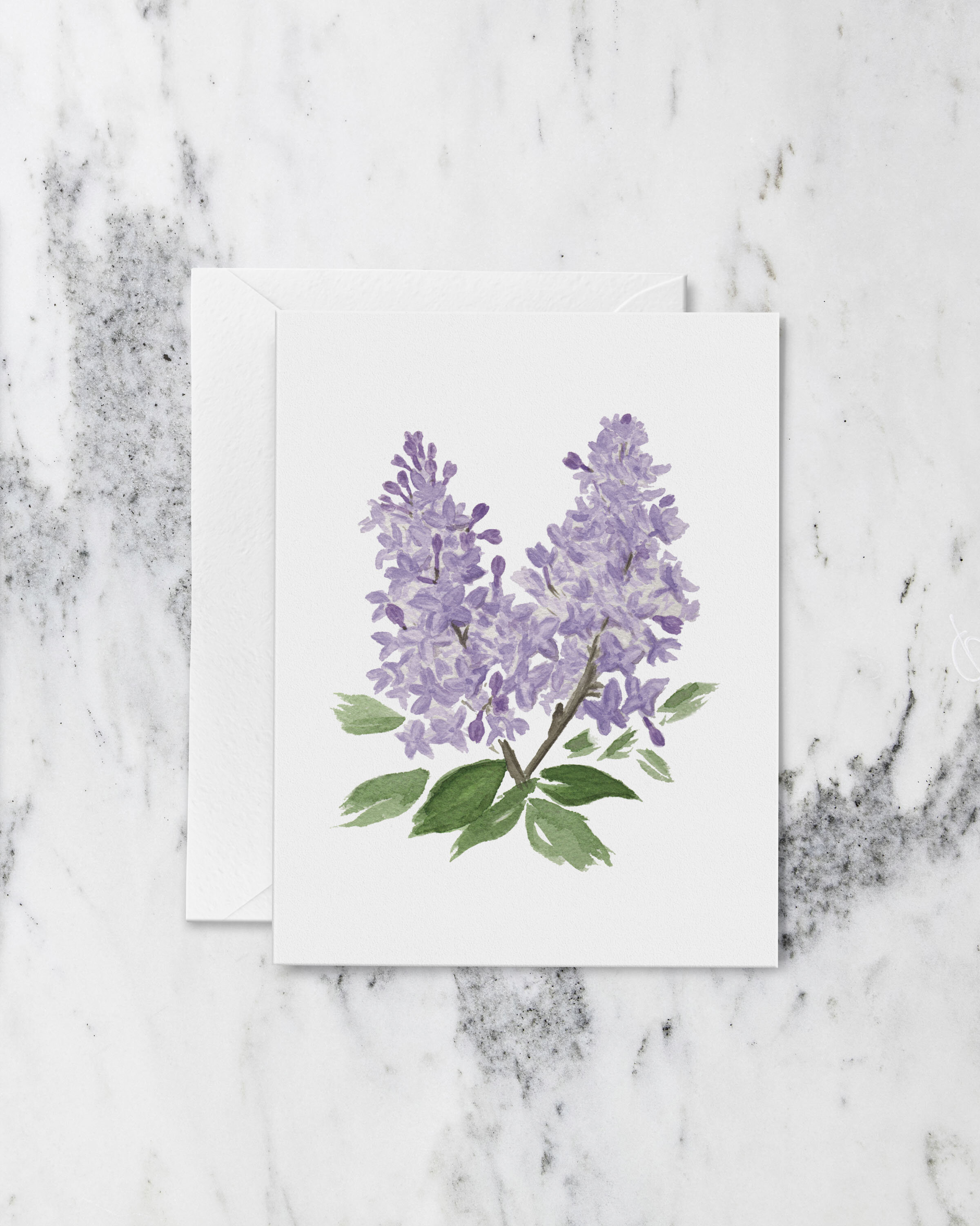 Lilac Note Cards