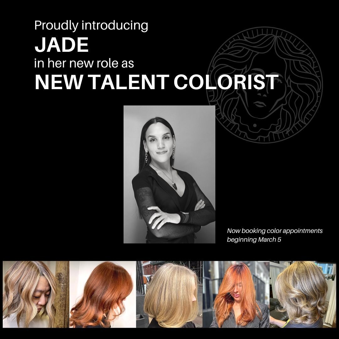 NEW Talent Colorist Alert! ⭐️ Congratulations Jade Medina @hair_dazzler ✨ Now booking color appointments beginning March 5

#sambrocatosalon #sohonyc #newtalent #colorist #nychaircolorist #congratulations