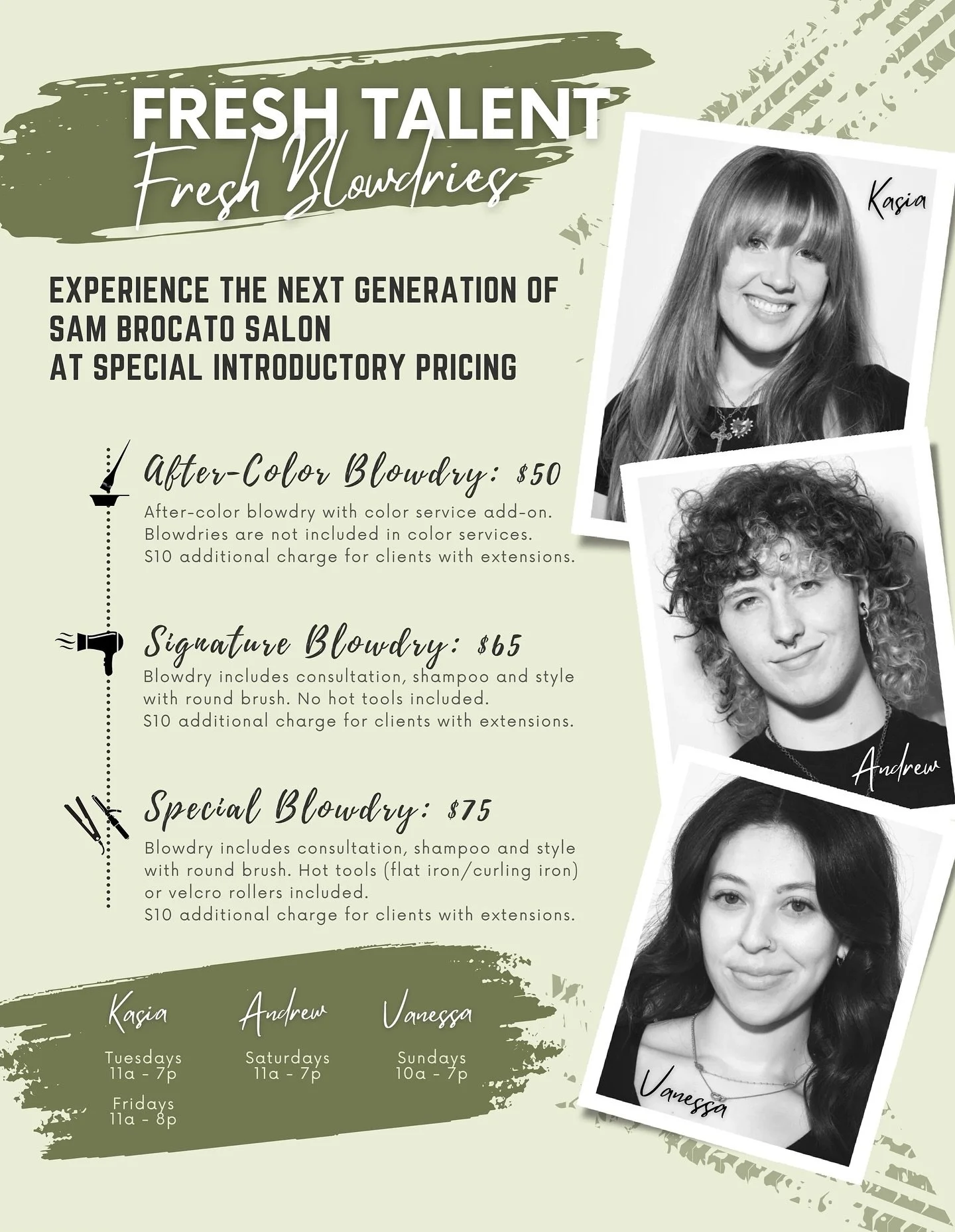 Treat yourself, guilt free 😉

Dinner reservations? Get a blow dry!
Fresh color? Get a blow dry!
Promotion? Get a blow dry!
Self care? Get a blow dry! (And make it special 😌)

Link to book in bio!