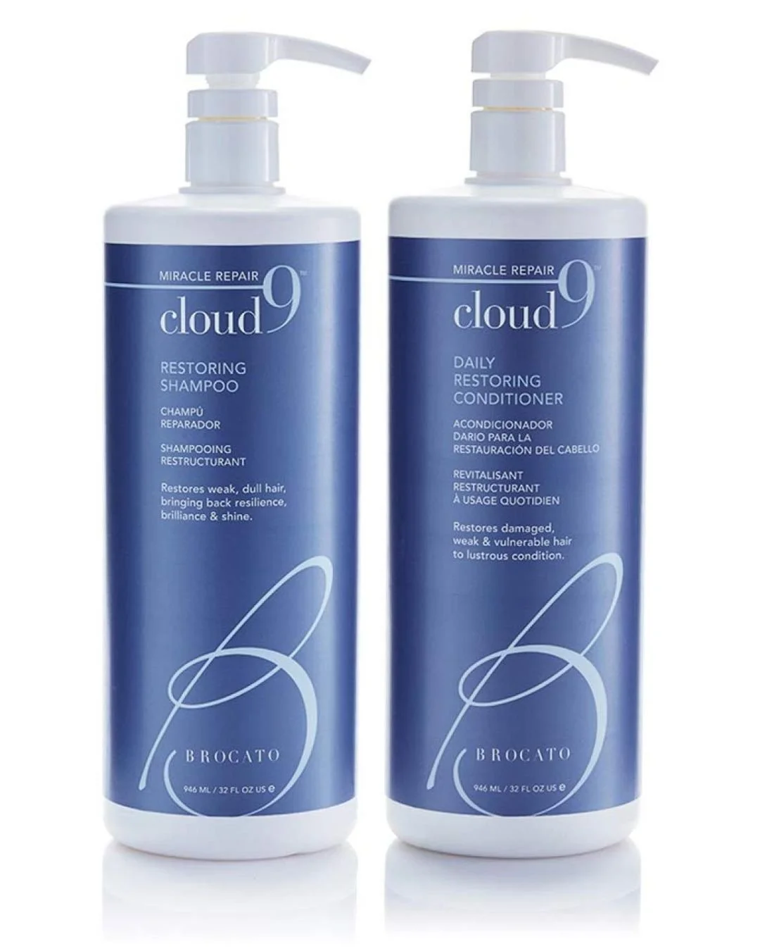 Cloud 9 Restoring Shampoo & Conditioner Liter Duo