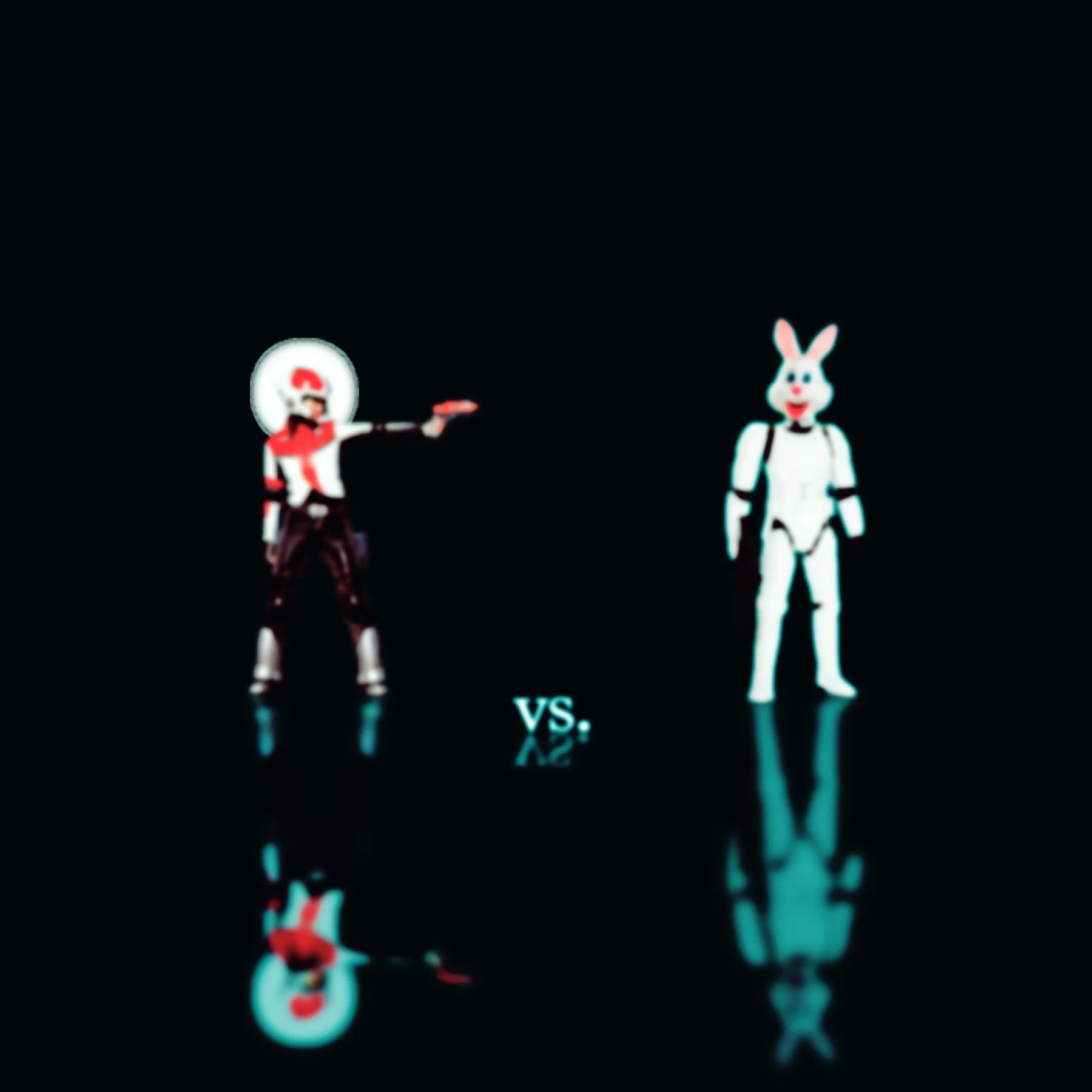 Retro Future Space Woman vs. Bunny Trooper