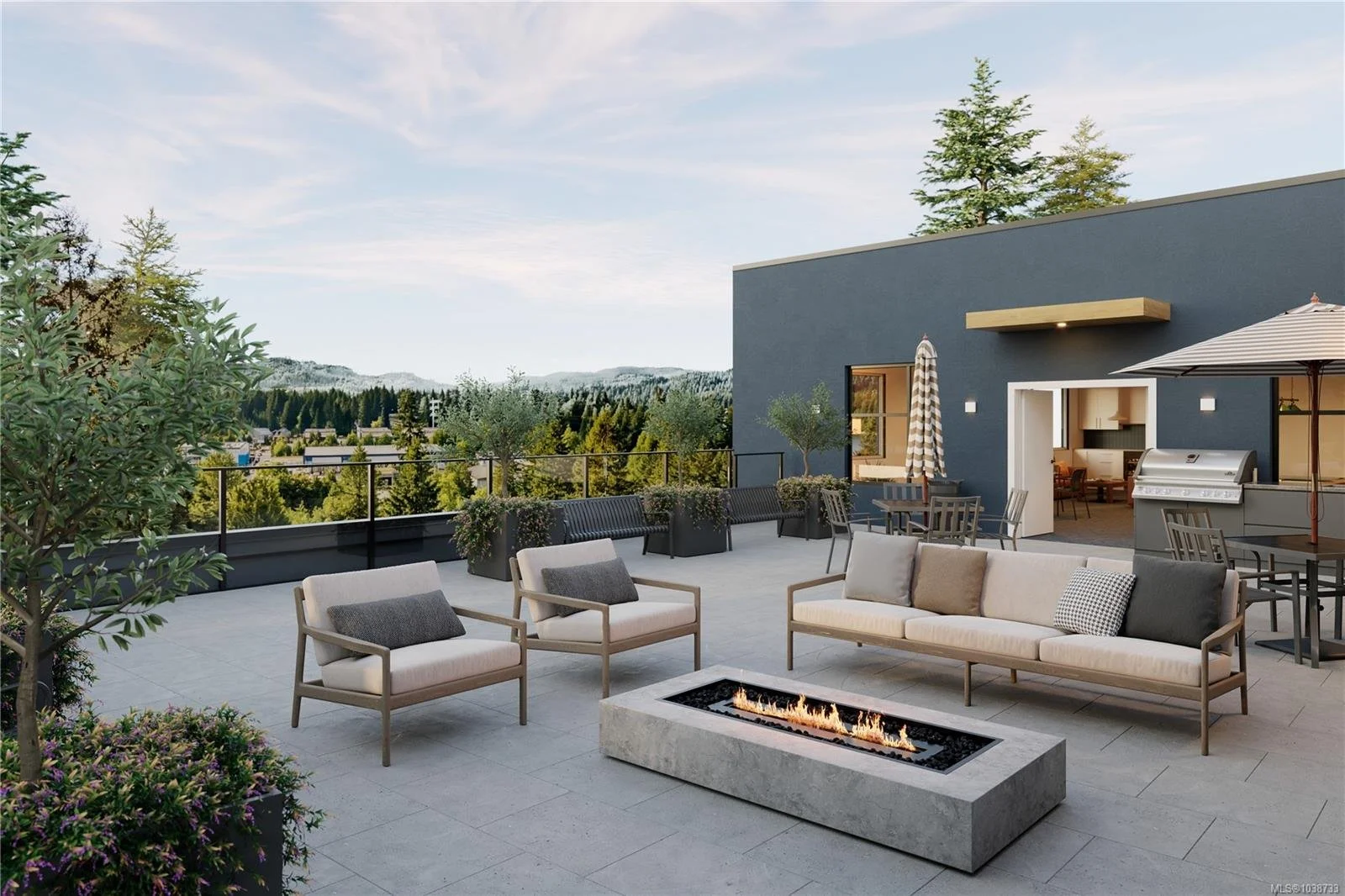 Lakeside West rooftop patio