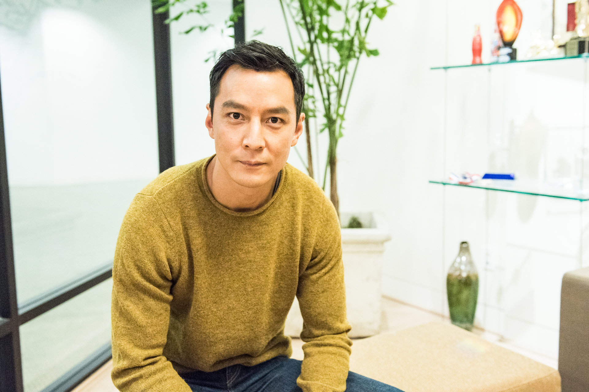 Daniel Wu at the IW Group press event for Into the Badlands.