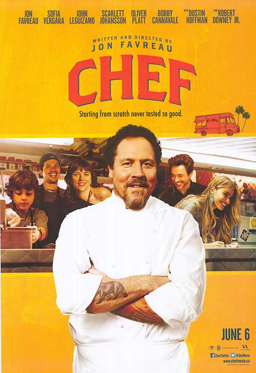 Chef movie poster. Source: MoviePoster.com