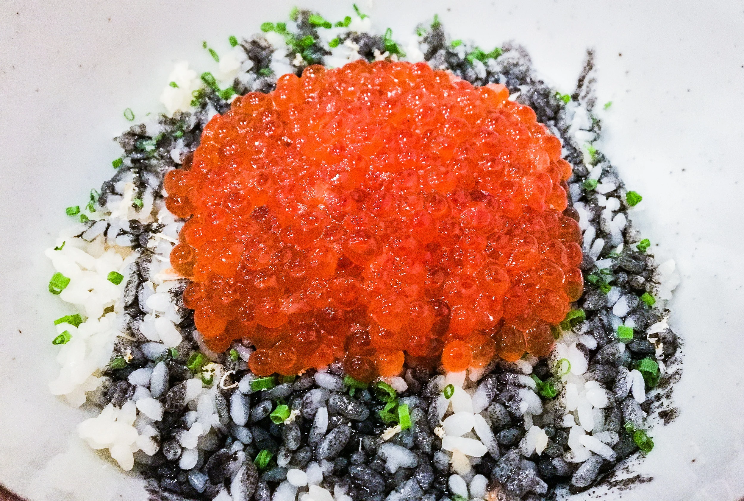 Ikura Don, fish eggs over rice.