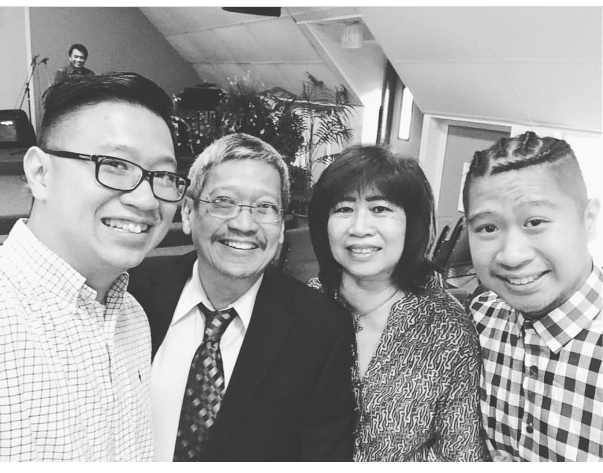 Musa and his family. Courtesy of Musa Tjahjono.