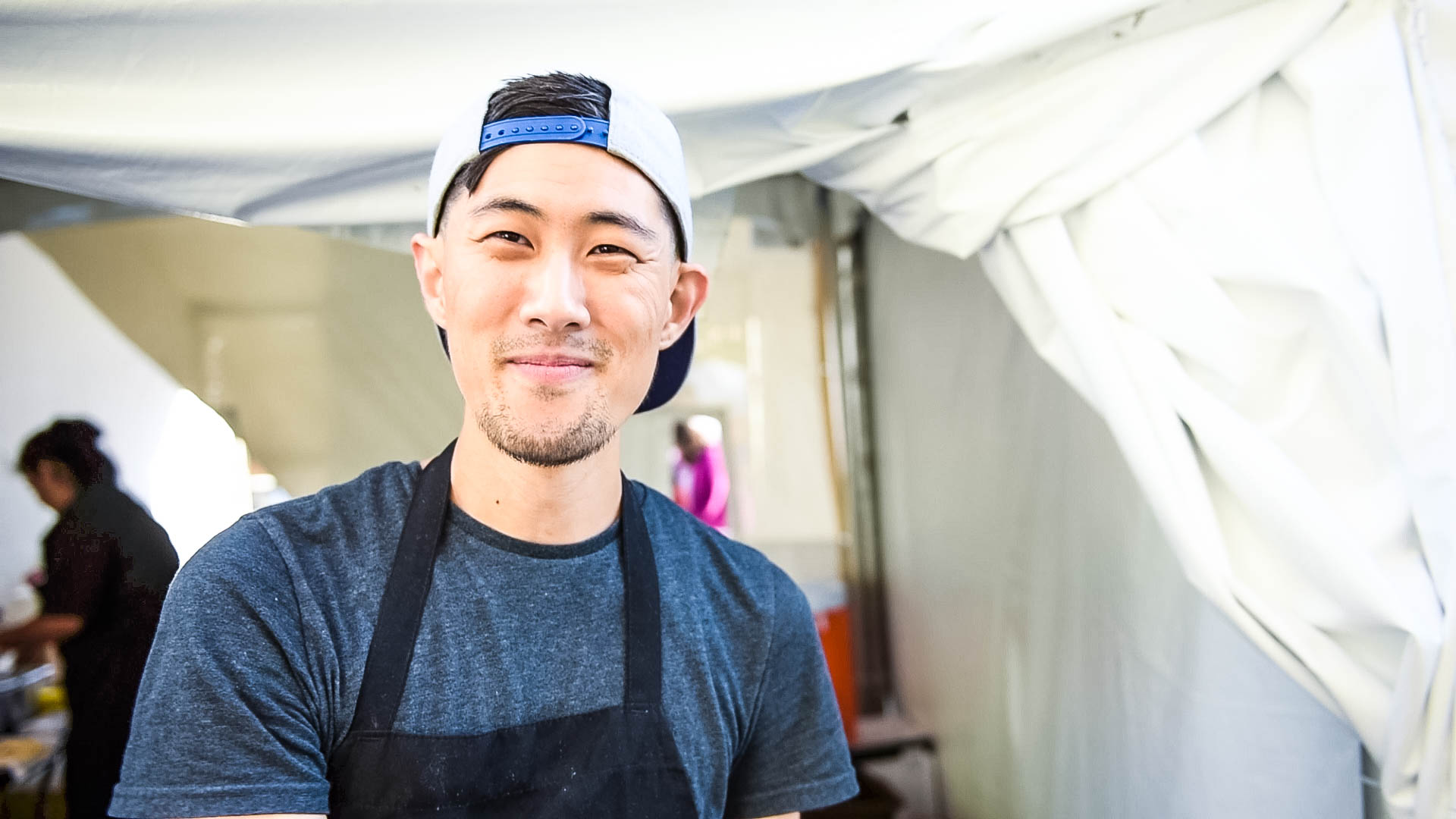 Tim Chung, a cook at Baohaus.