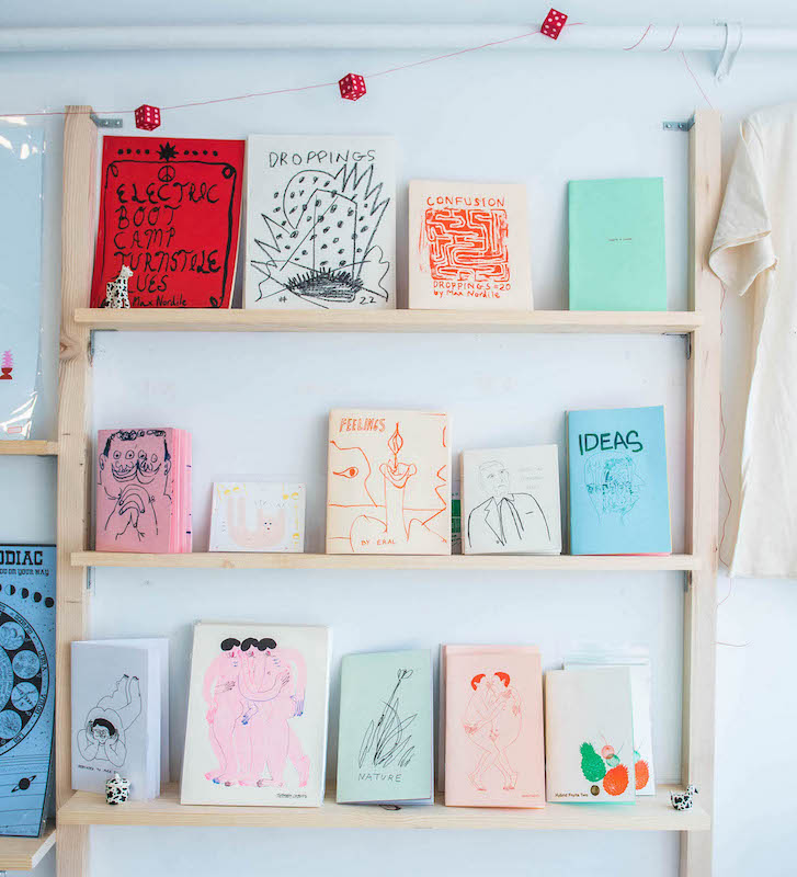 Zines at Unity Mart.