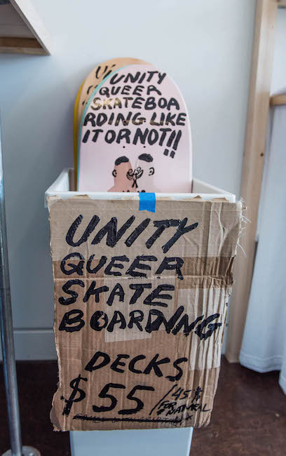 Where the decks live in Unity Mart.