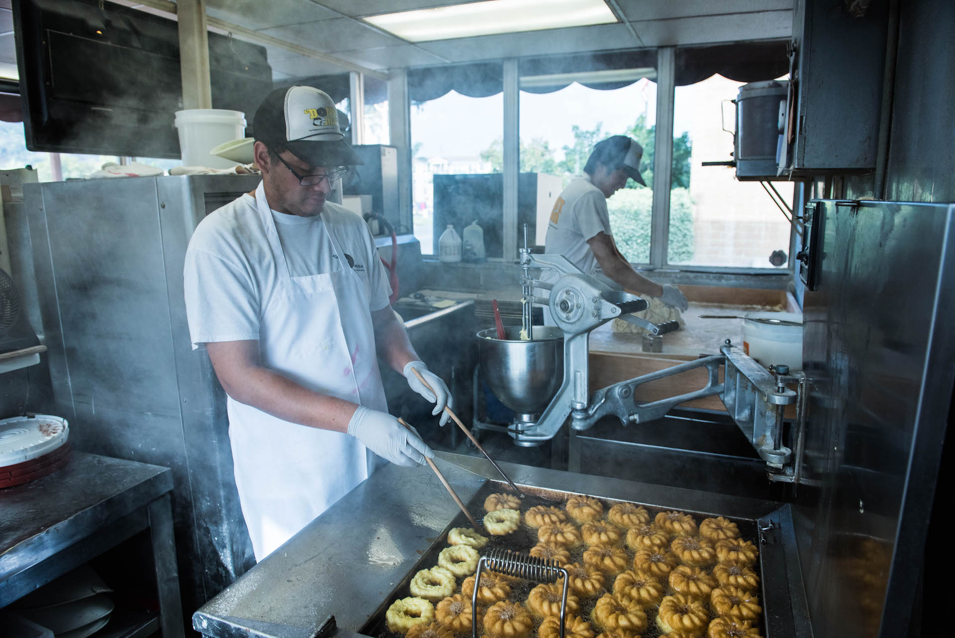 All the donuts are fresh and hand-made.