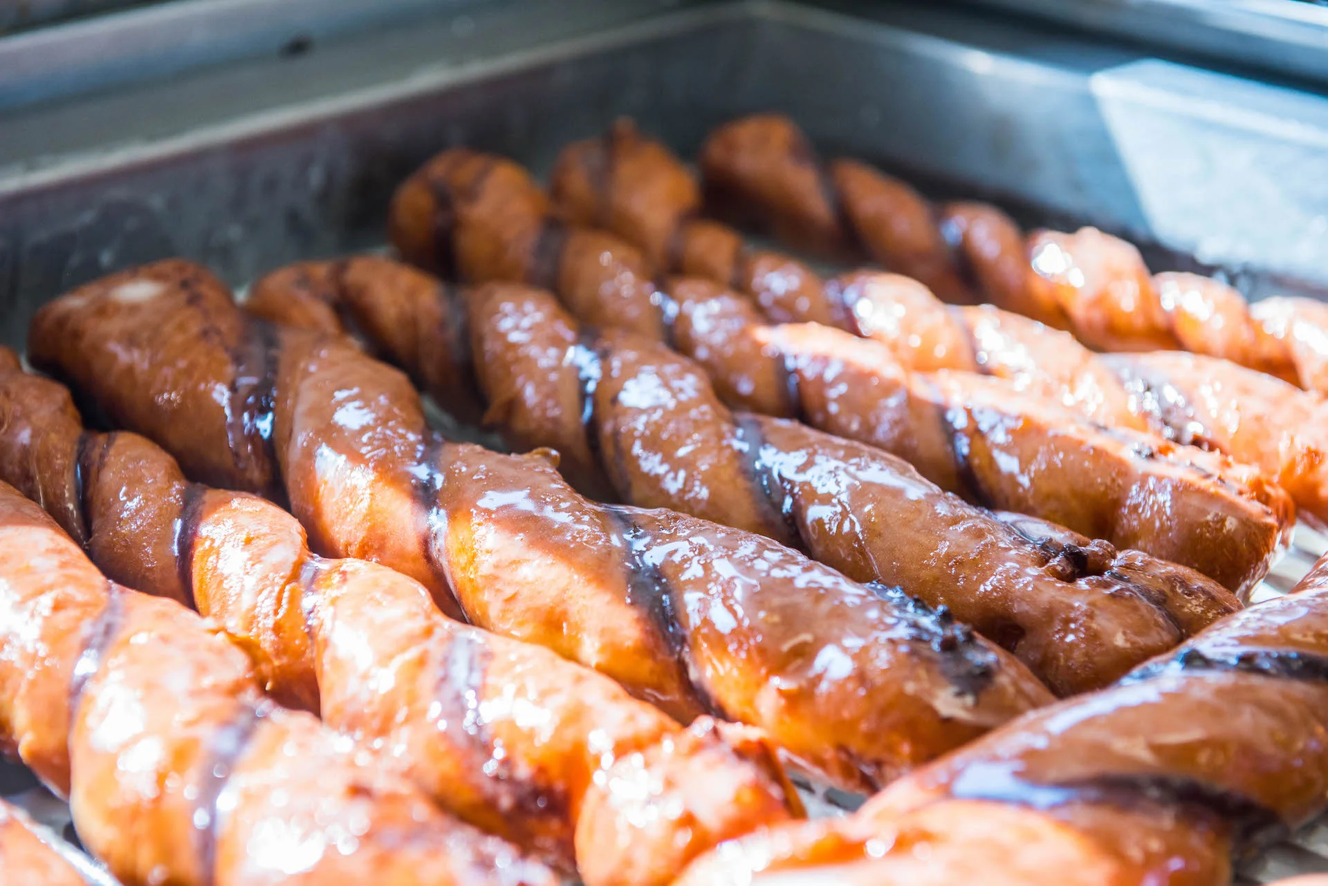 The tiger tails at Donut Man are made with devil's food cake batter.&nbsp;