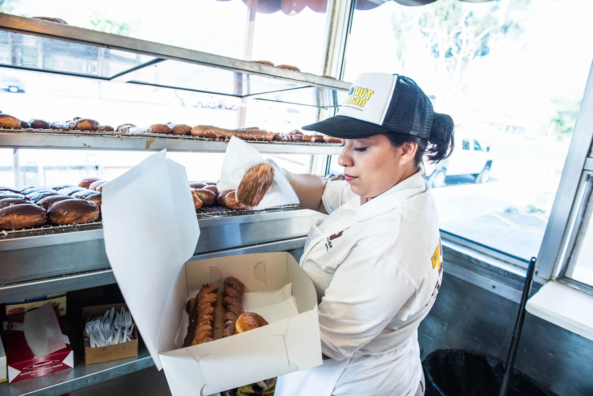 People come from all over to eat at Donut Man.&nbsp;