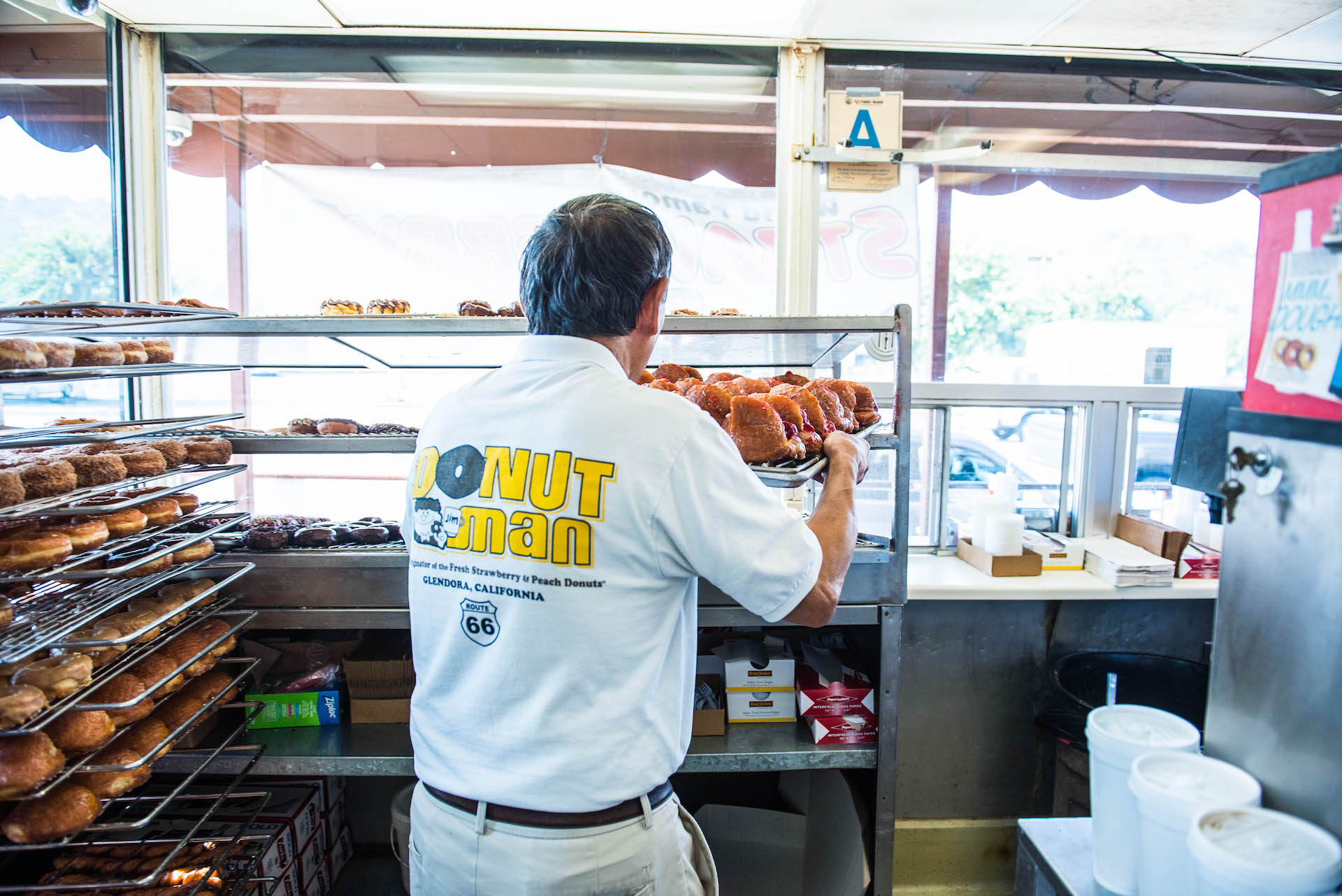 Jim Nakano is thinking of retiring from the business but he will always be the Donut Man . 