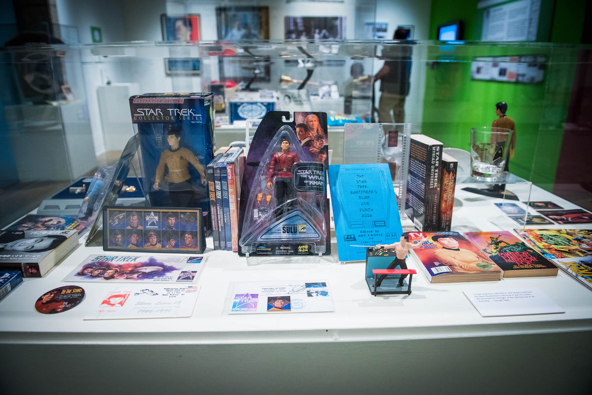 Captain Sulu action figures are collectable items.