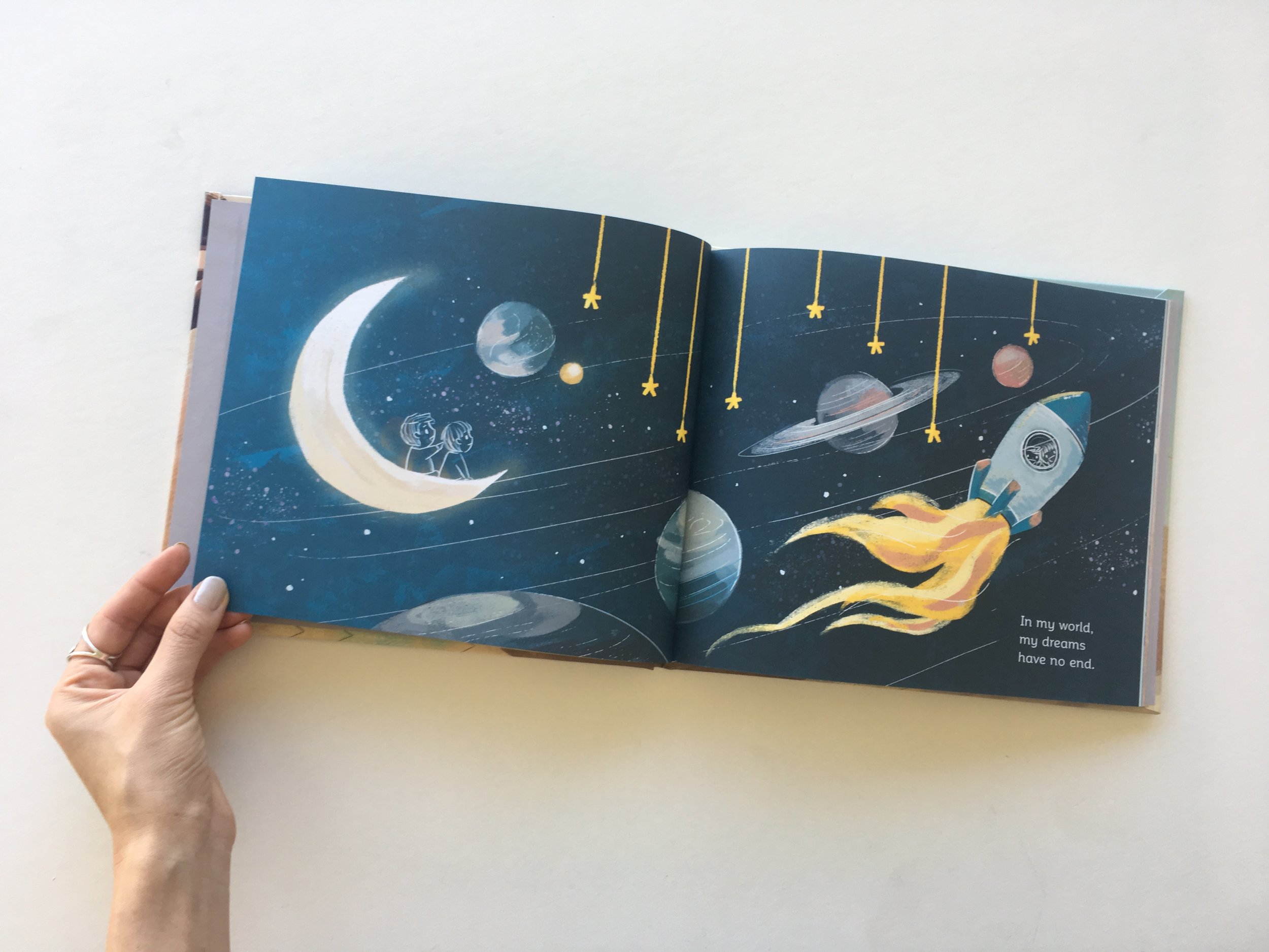Mimi illustrated the book In My World written by Jillian Ma. Courtesy of Mimi Chao.