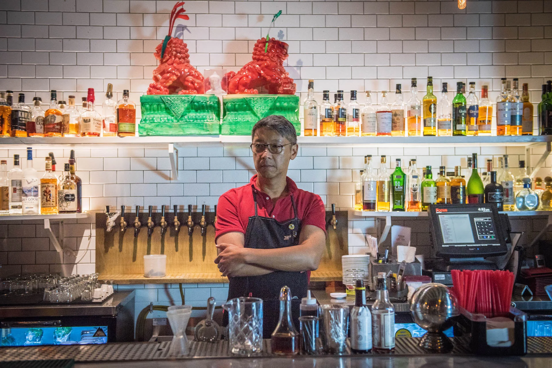 Andrew Chiu, selfmade chef, architect, and co-owner of Peking Tavern.