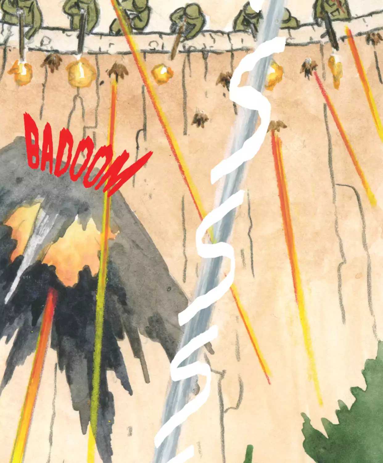 Part of the 442 comic Rob was working on. You can find the rest of his comic here . Source: Stela.com