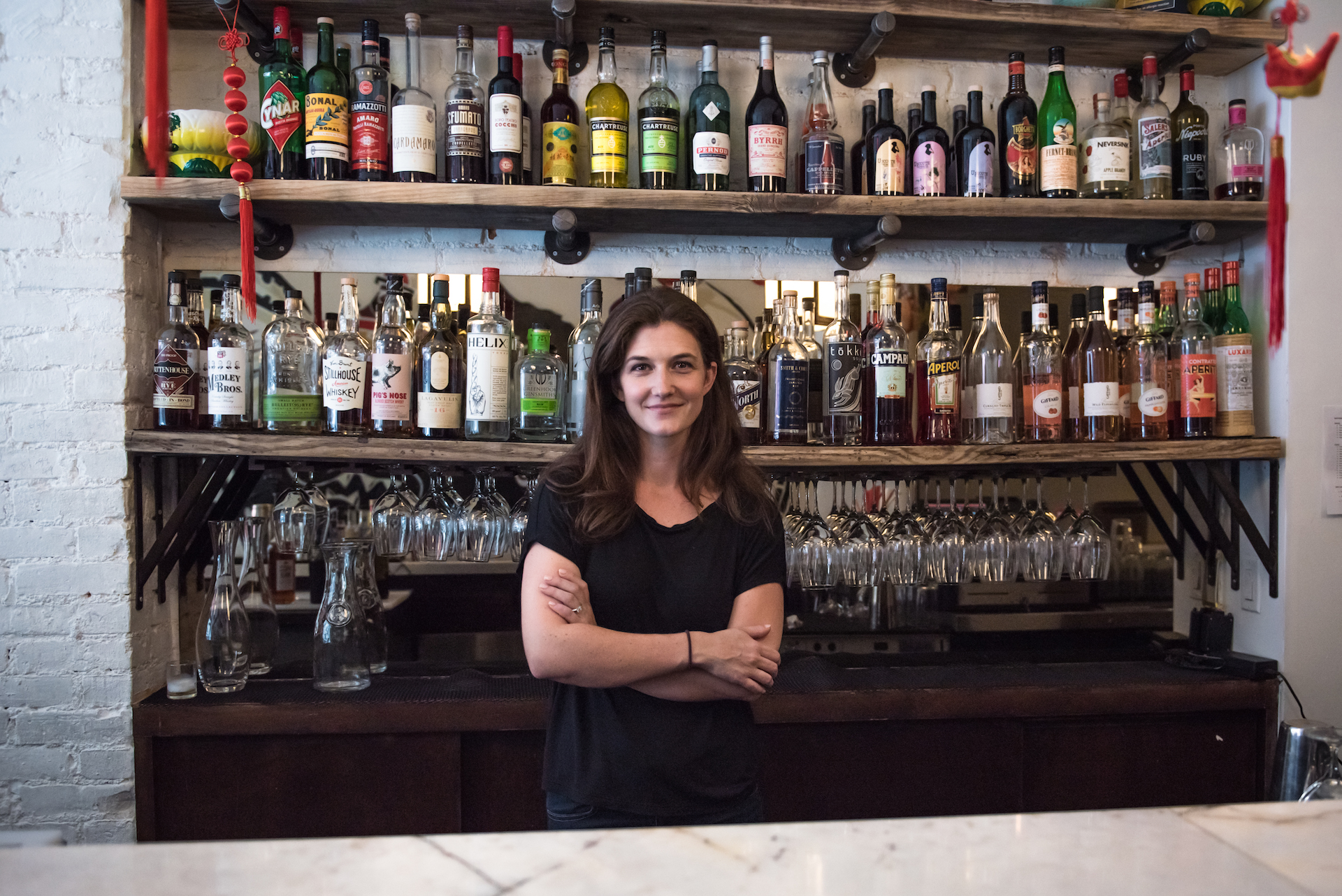 Sophie Maarleveld, the General Manager and Beverage Manager at Nom Wah Tu. She works with Jonathan on their unique beverage program.