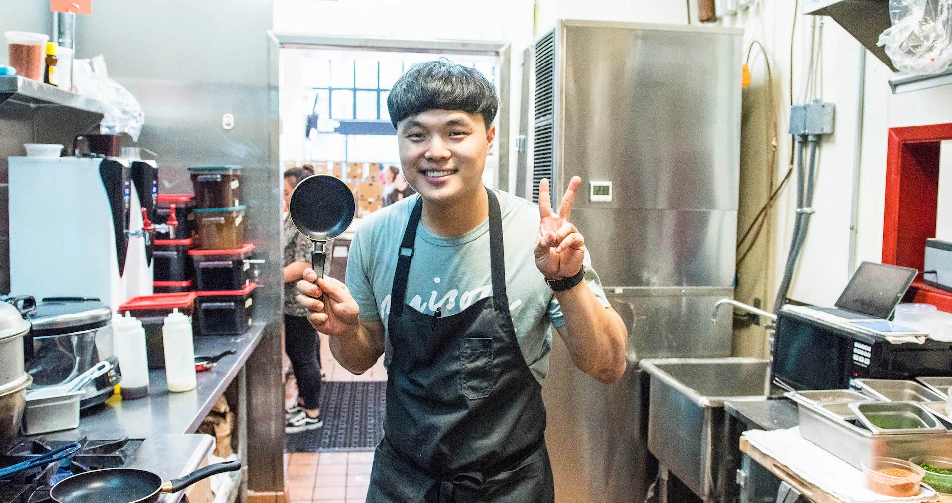 Chef Deuki Hong of Sunday Bird.