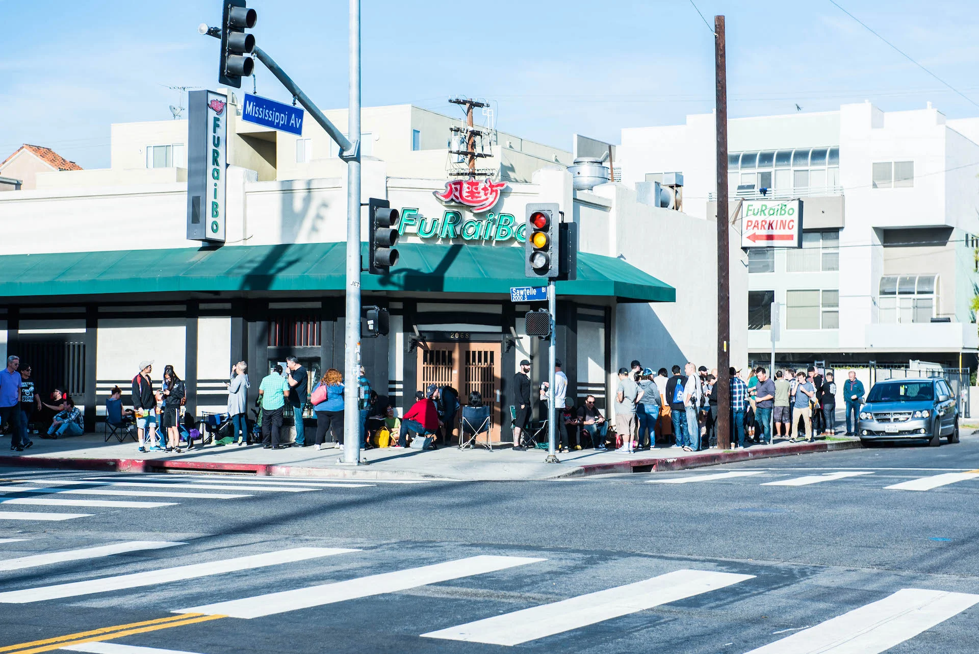 The line that wrapped around the block.