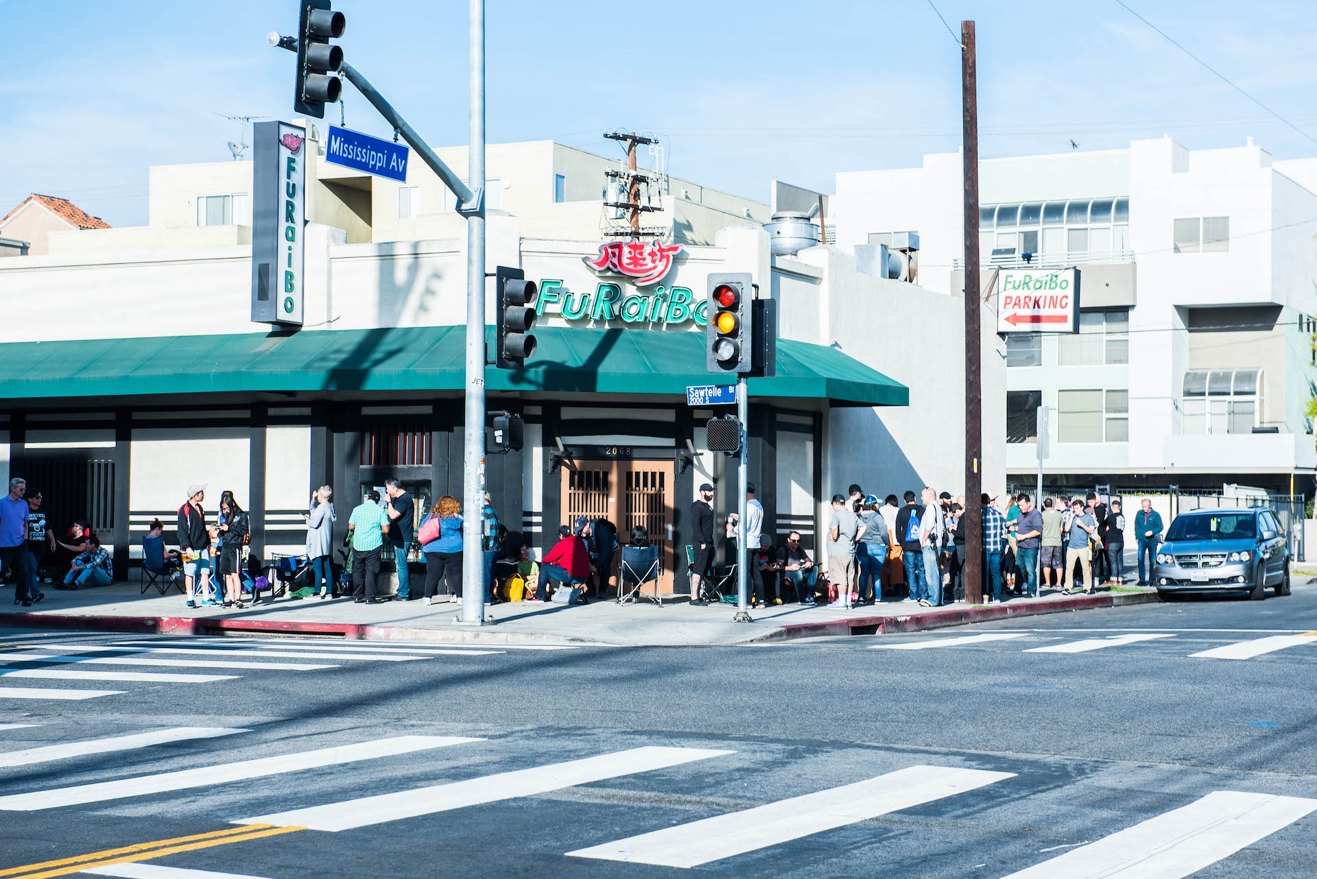 The line that wrapped around the block.
