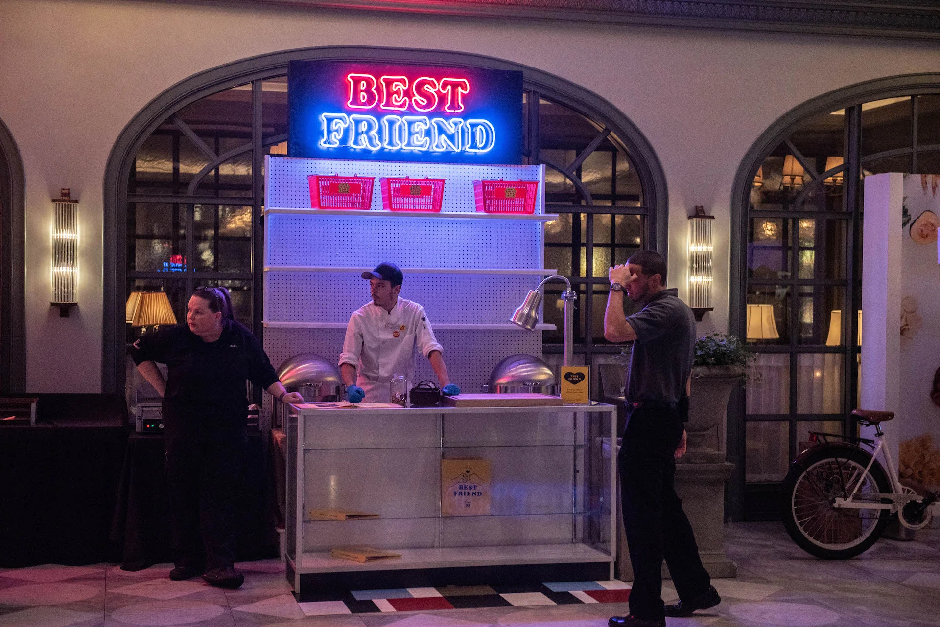 The Best Friend food stall in the lobby of the Park MGM.