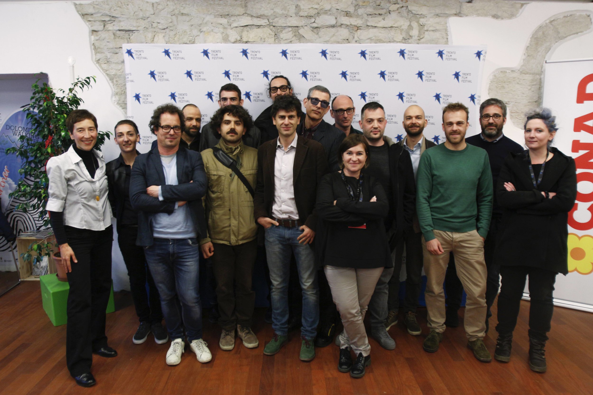 VENERDì 28: INCONTRO CON GLI AUTORI. Tutti i registi della sezione Orizzonti Vicini, del 65° Trento Film Festival . (Photo credit: Federico Zuanni e Piero Cavagna)