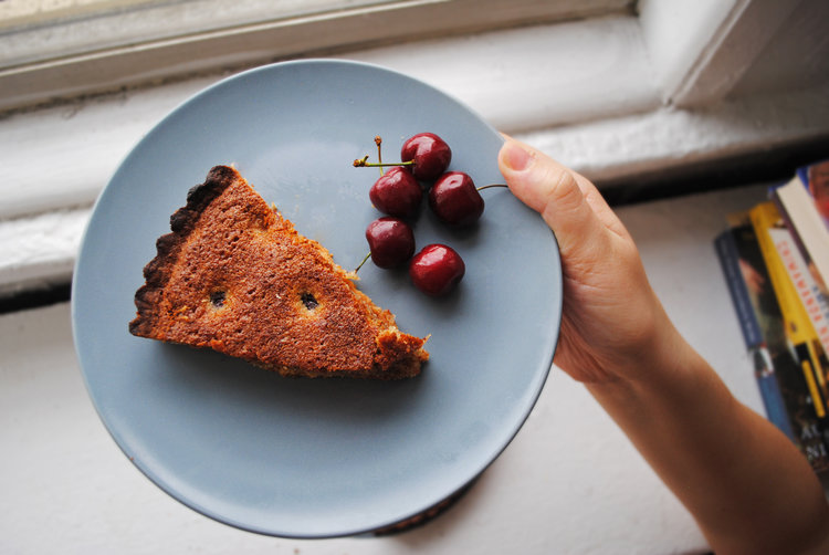 CHERRY FRANGIPANE TART