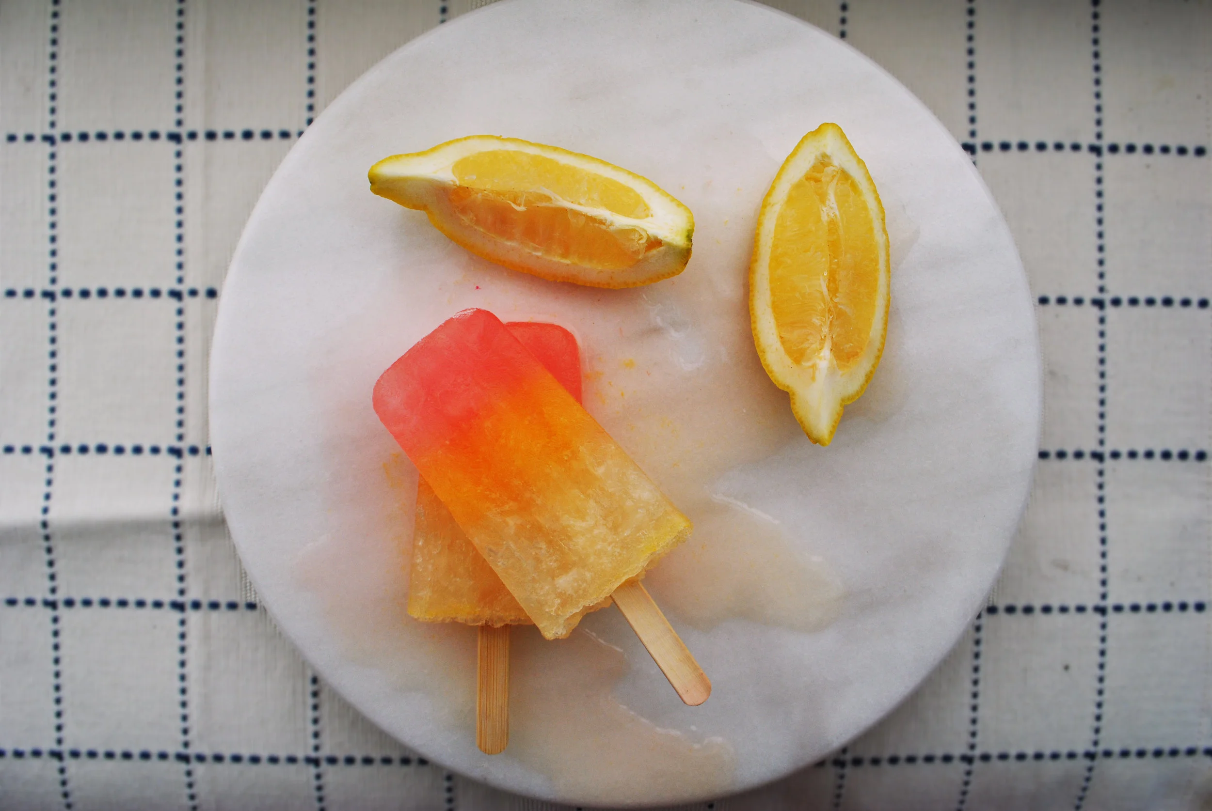 OMBRE CITRUS PROSECCO POPSICLES