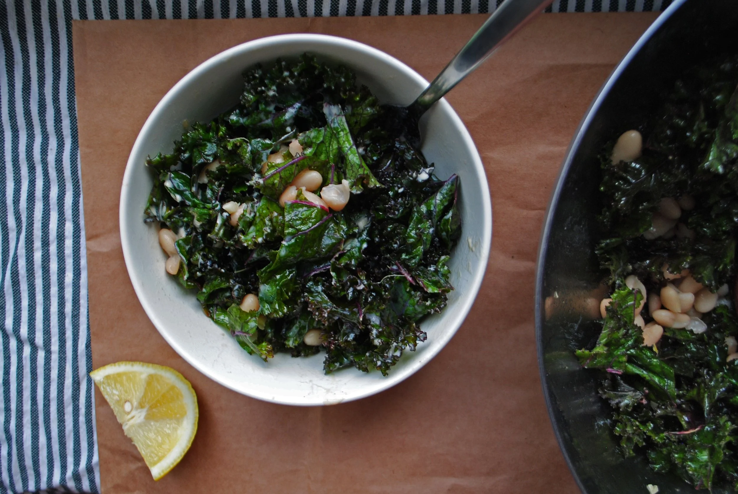 KALE + WHITE BEAN SALAD