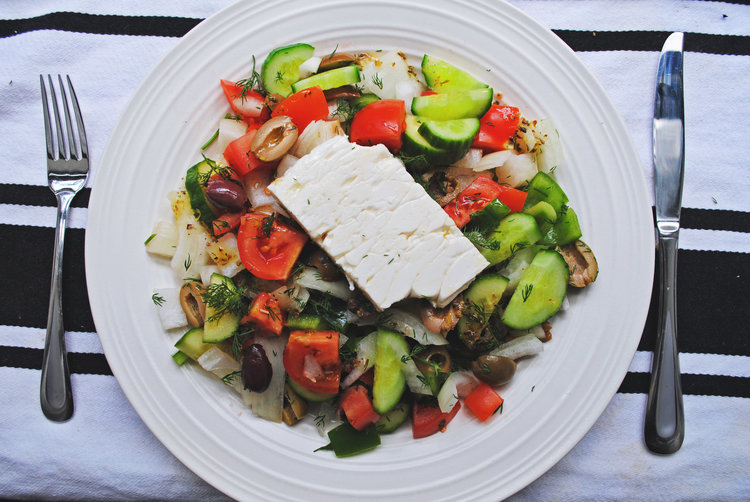 Lemony Greek Salad