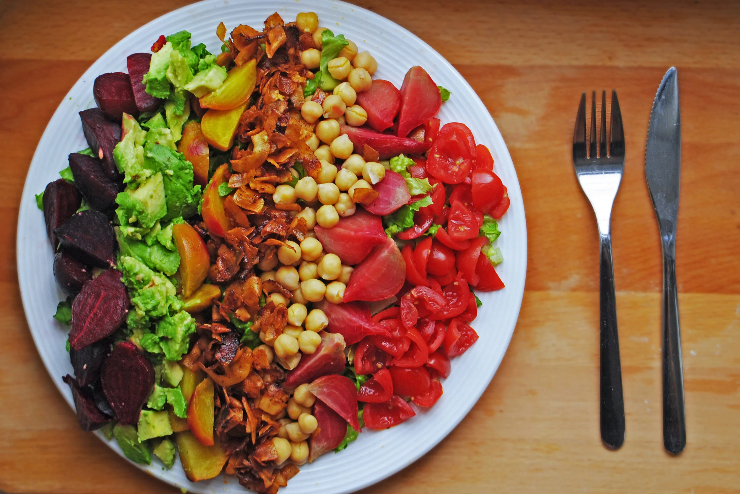 VEGAN RAINBOW COBB SALAD