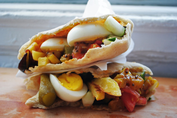 Sabich Sandwich