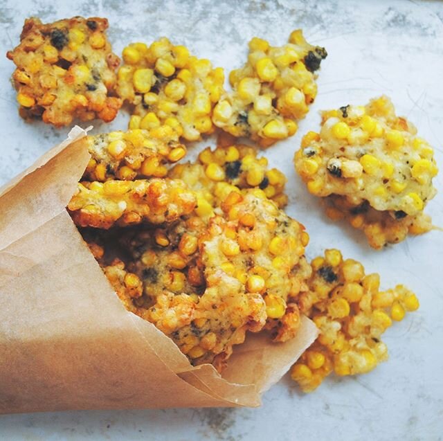 not to be CORNy, but these japanese tempura fritters are pretty a-MAIZE-ing 🌽💛 COBble them together when you need some comfort food stat (sorry sorry sorry link is in bio)