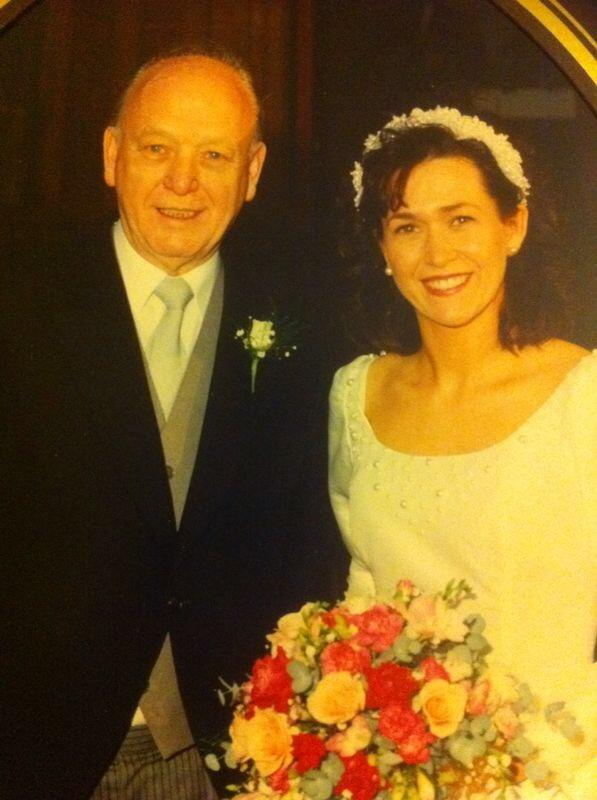 Beautiful Sheila and her Dad on her Wedding Day. 