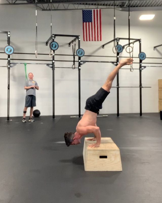 A goal I have been working towards this summer are full range of motion p-bar HSPU. I have a theory that P-bar HSPU will improve my full range of motion HSPU&nbsp;but currently I am working on figuring out which exercises will improve my p-bar HSPU.&