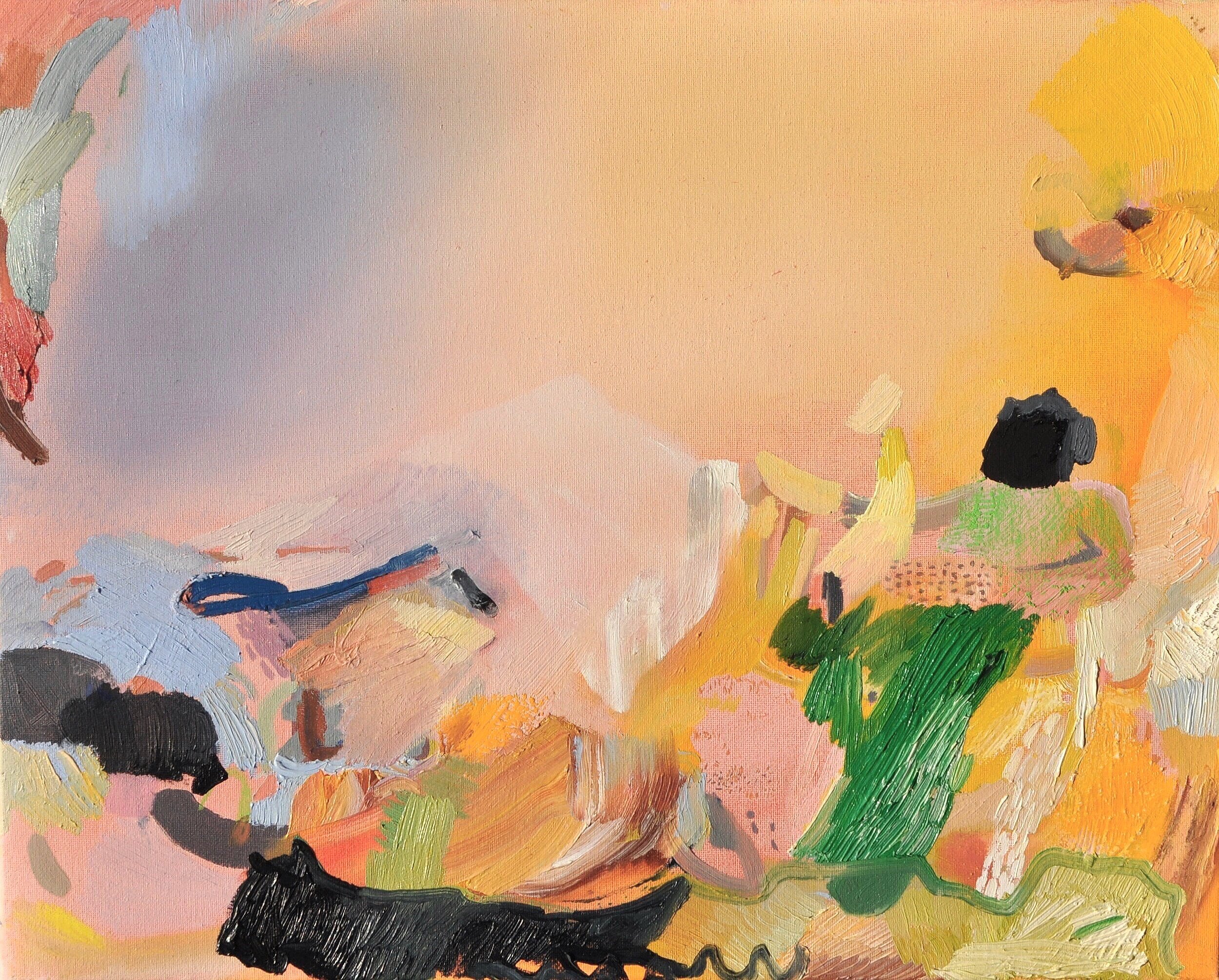 Woman with Mountain and Scottie