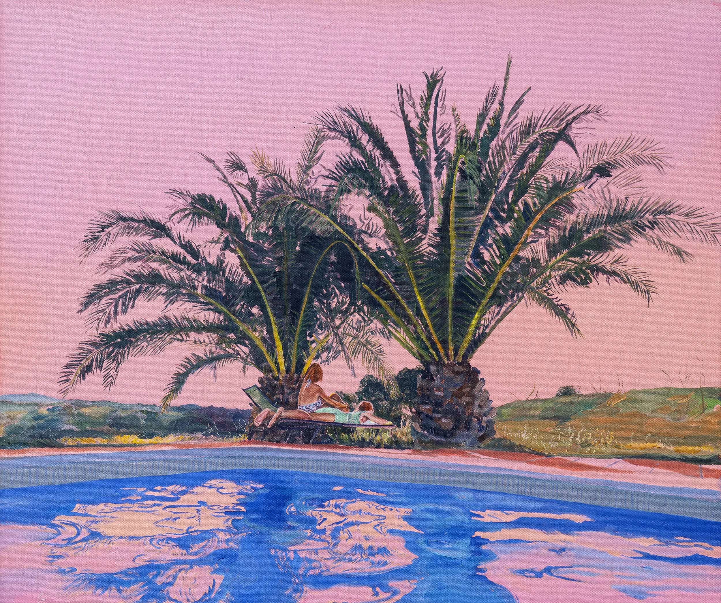 Sabine and Pauline at the Portuguese Pool