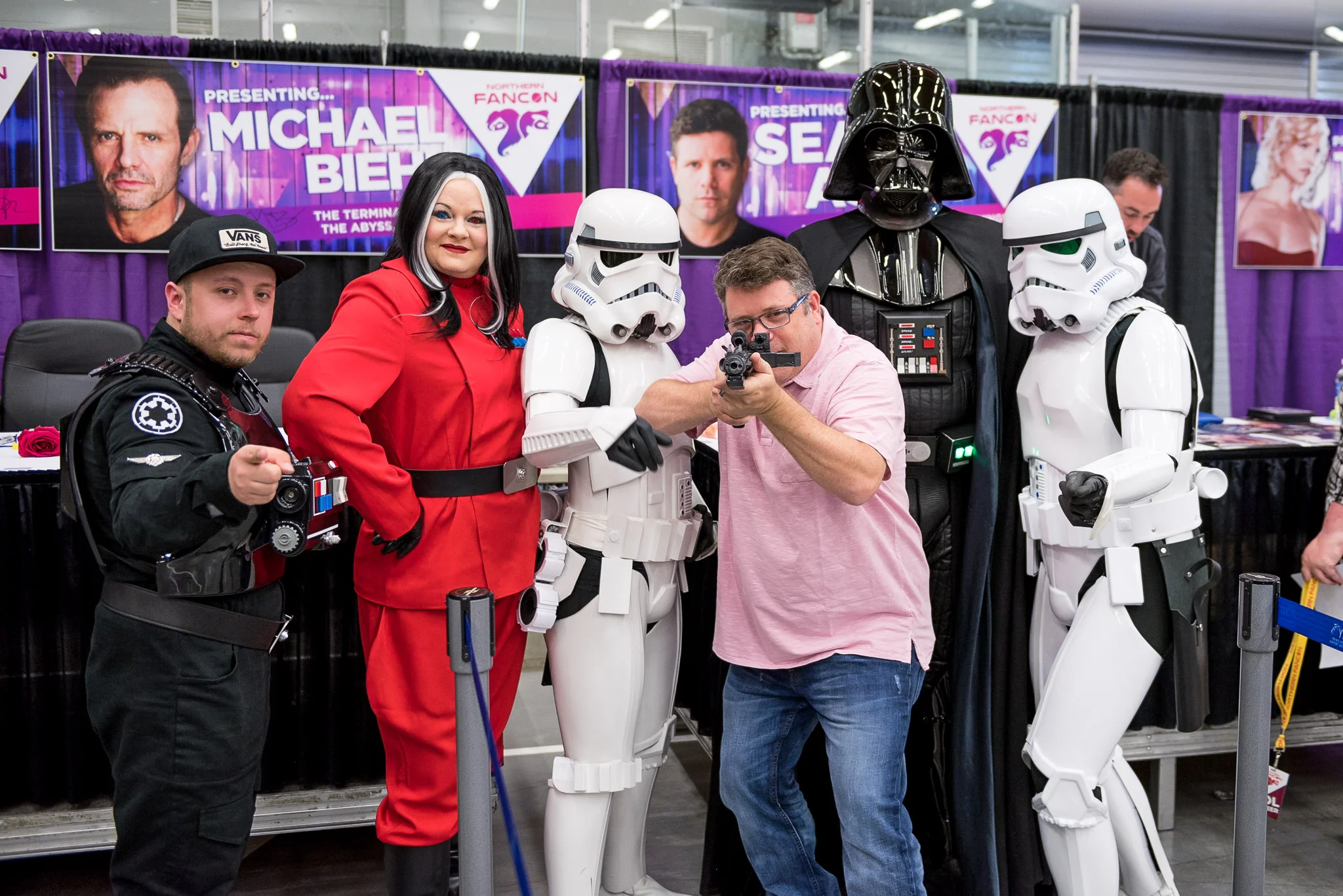 Iconic actor Sean Astin having fun at Northern FanCon photography by Christos Sagiorgis