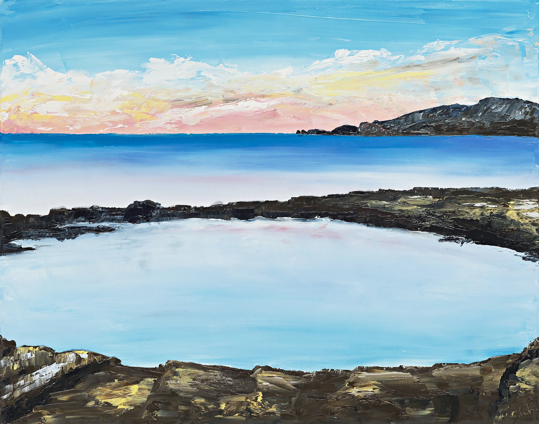 THE TWILIGHT ZONE Eaglehawk Neck, Tasmania Oil on canvas, 2015 Original painting and prints available