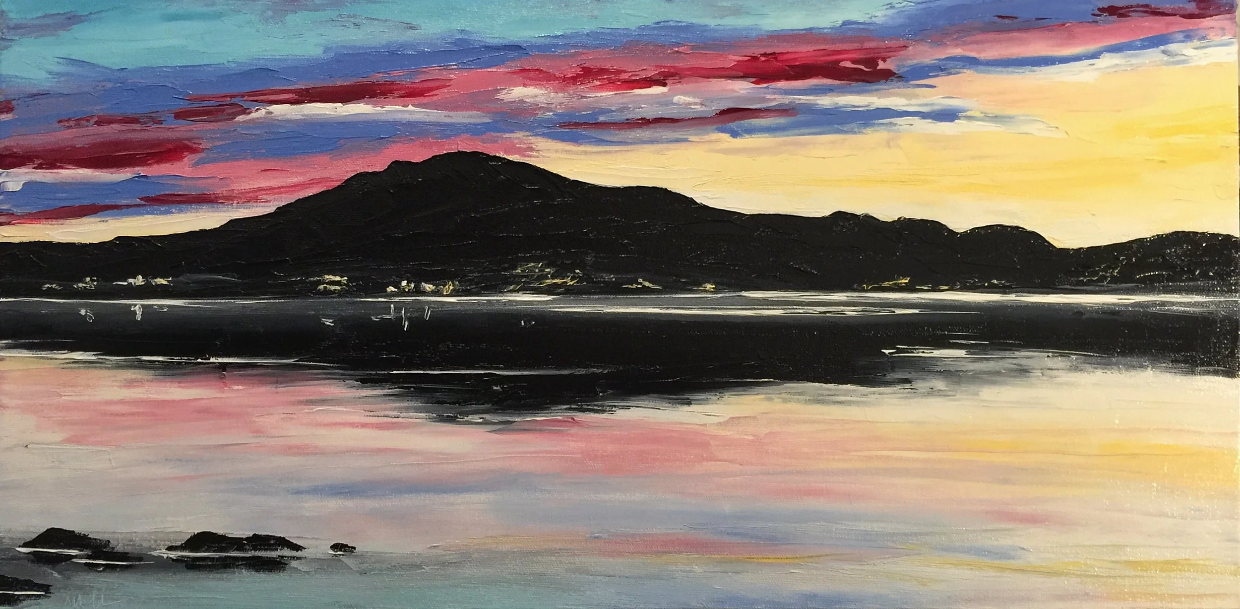 SENTINEL Hobart, Tasmania Oil on canvas, 2016 SOLD Greeting cards and prints available.
