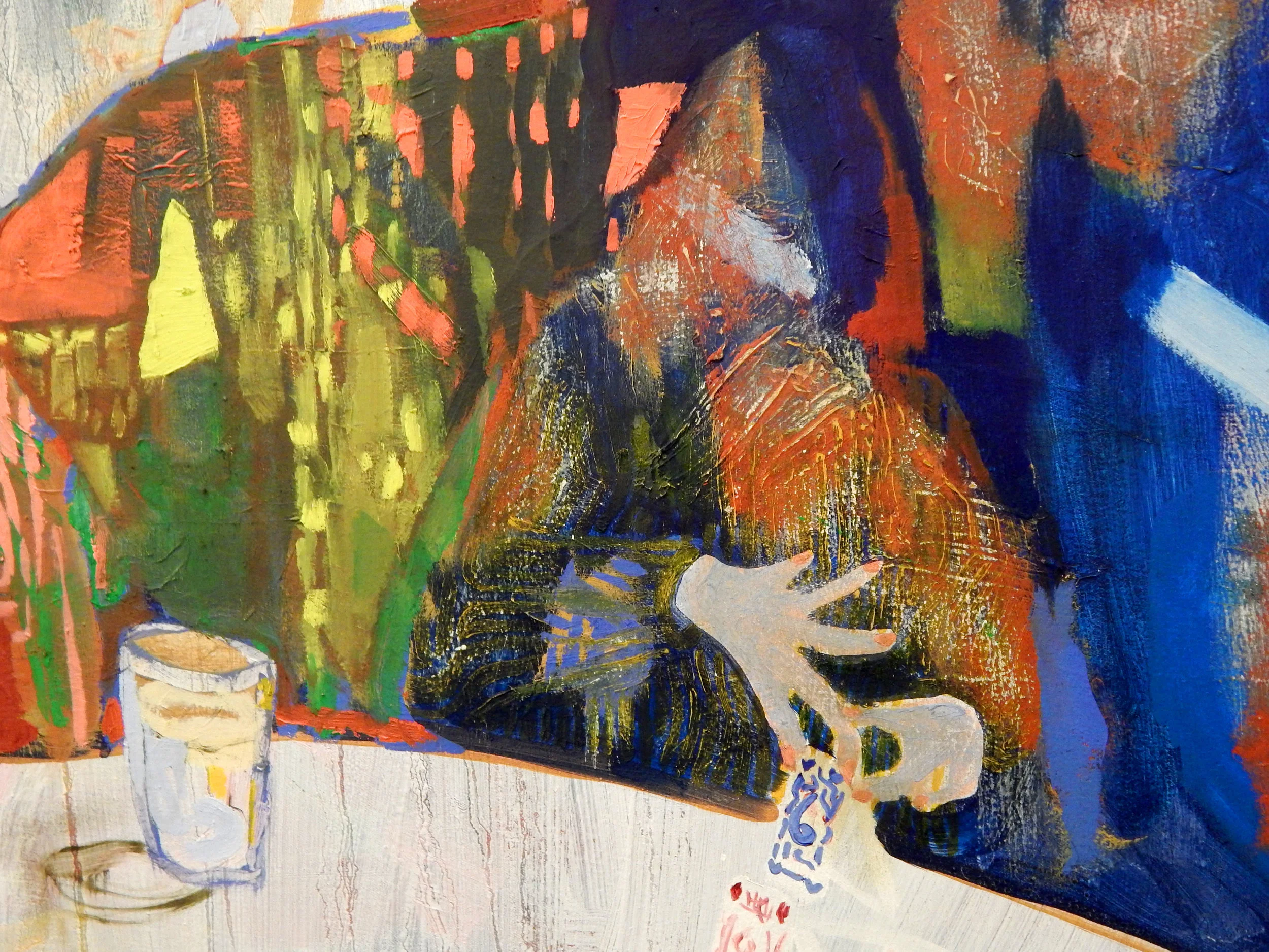 Detail- Fire with Card Houses