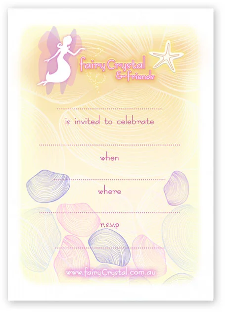 Click to open and print this Beach themed invitation!