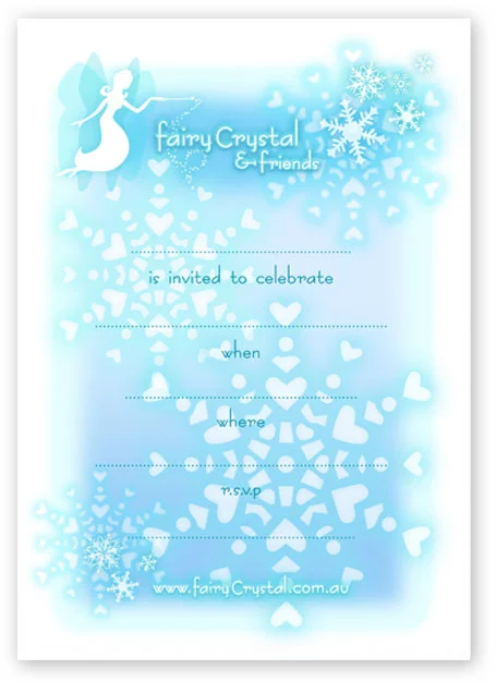 Click to open and print this Frozen themed invitation!