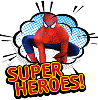 Choose a SUPERHERO character!