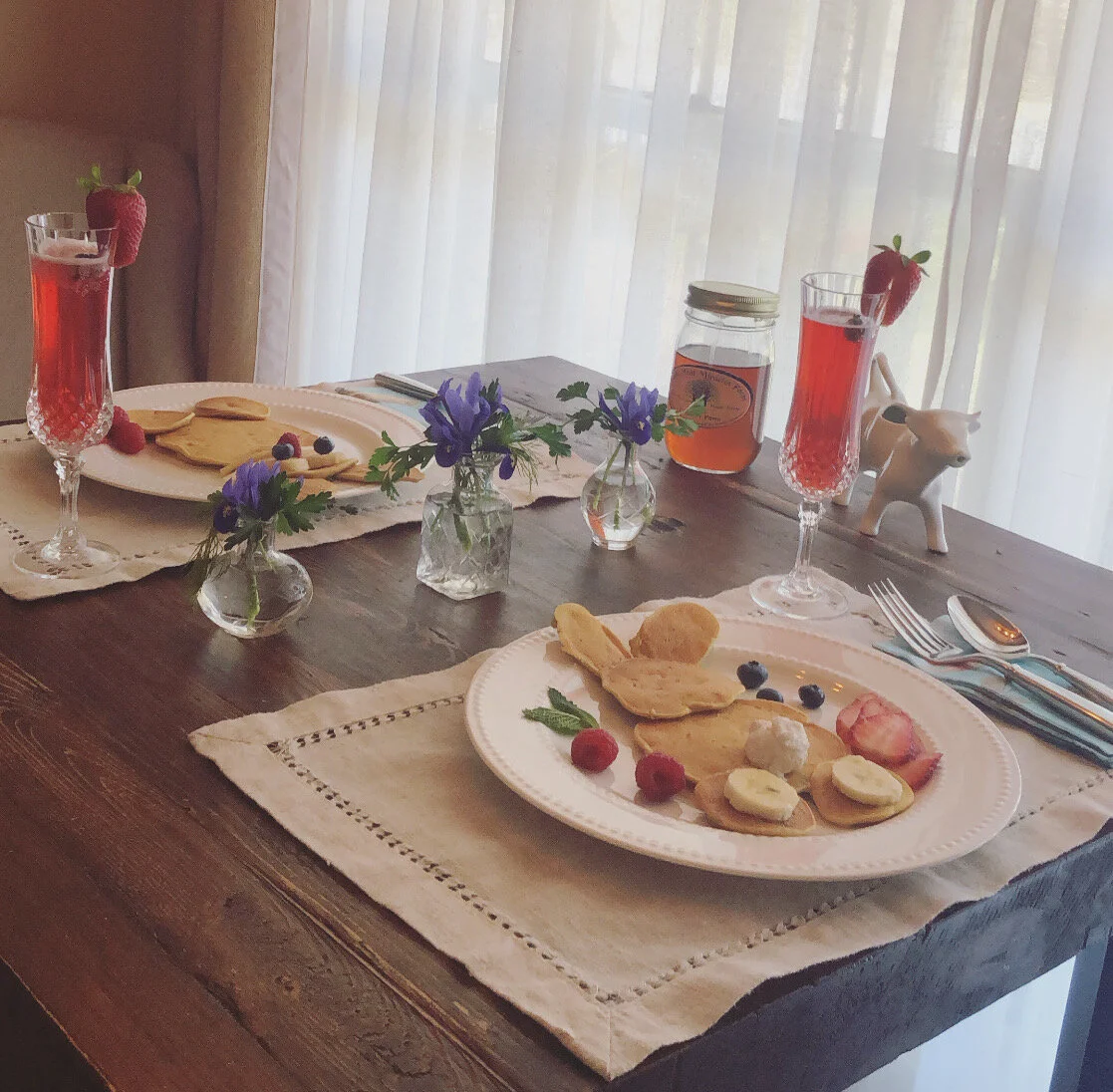 Annual Protein Packed Bunny Pancakes 